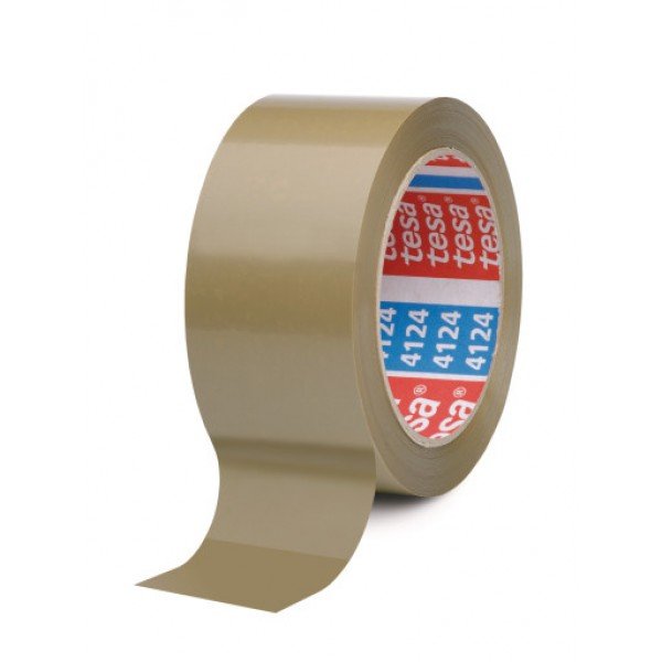 tesa® 4124 (50мм x 66м) Упаковочная лента, коричневый