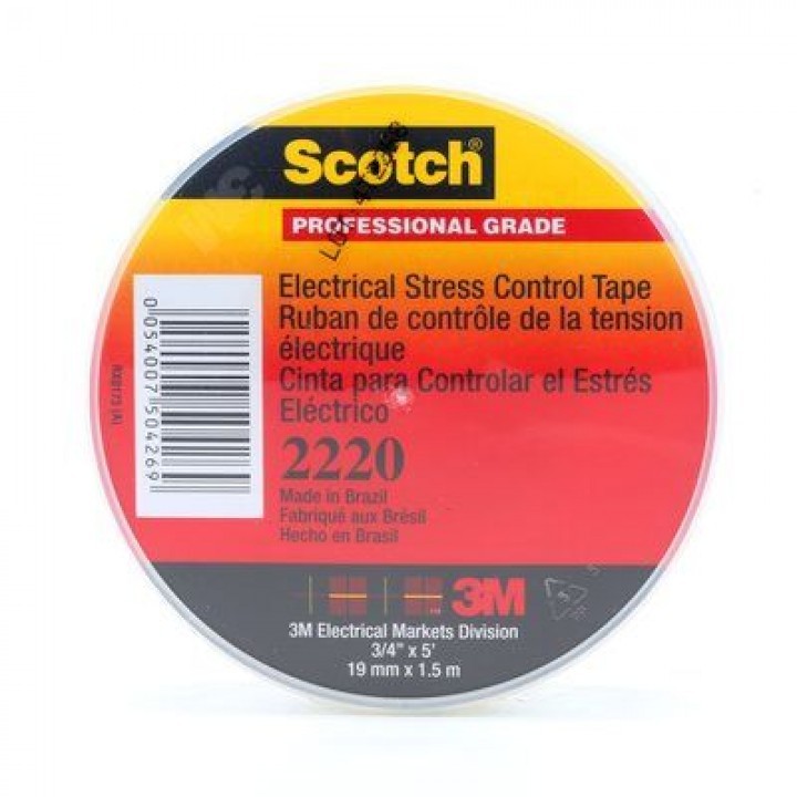 3M™Scotch™ 2220 (19мм Х 4.5м) Электротехническая лента-регулятор электрического поля