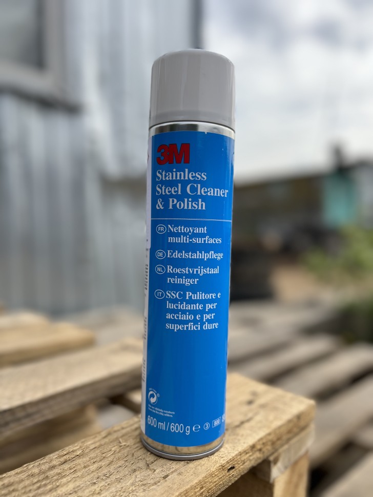 Очиститель стали 3M™ Stainless Steel Cleaner & Polish (Польша) Баллон 600мл