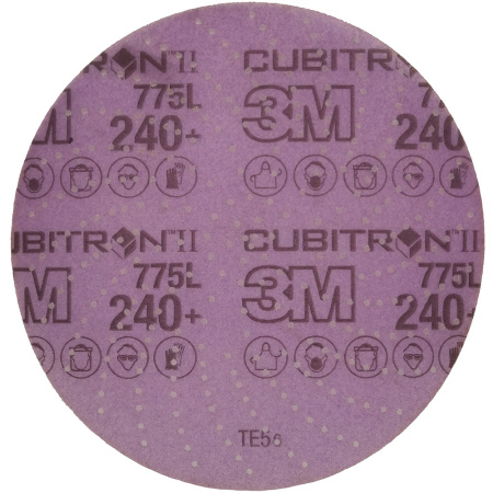 Шлифовальный круг 775L P80+ 203мм 3M Cubitron II Hookit 17775