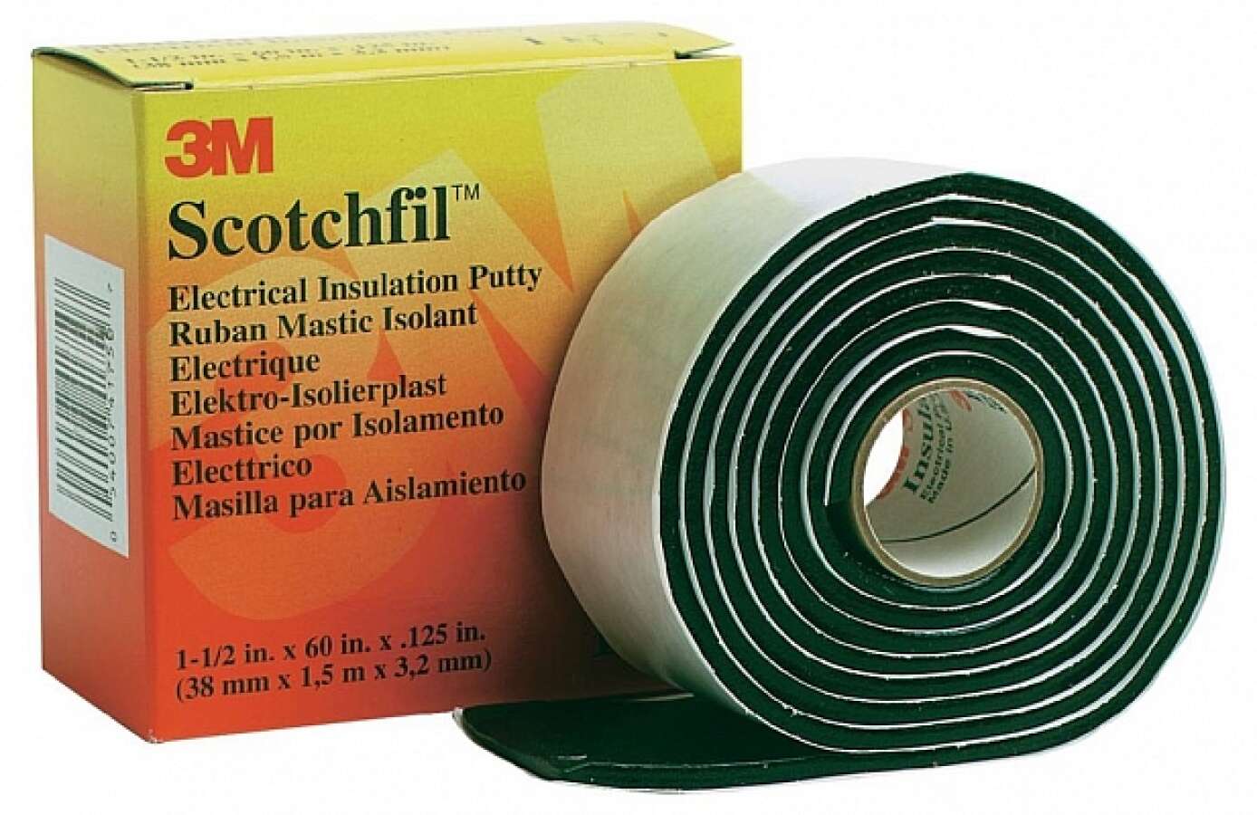 3M Scotchfil (38мм Х 1,5м) Электроизоляционная мастика