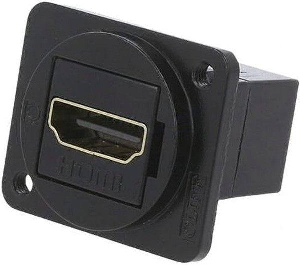 CP30200GM3B, Соединитель, гнездо HDMI, с обеих сторон, FT, позолота, 19x24мм