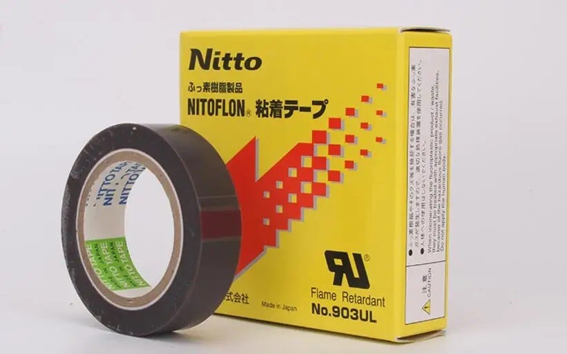 NITOFLON™ 903 UL (19мм Х 10м) Фторопластовая (PTFE) адгезионная лента