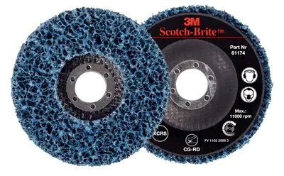 61174 3M Круг Clean&Strip CG-RD Blue, S-XCRS 115x22мм, голубой